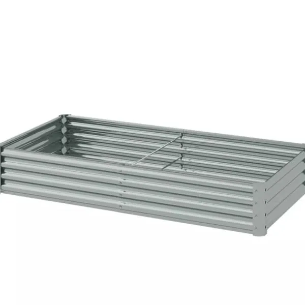 New Outsunny højbed af stål, vejrbestandigt plantebed 180x90x30 cm Plantningsbænke