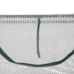 Best Outsunny Minivæksthus med UV-resistent PE-dække, stålramme, lynlåsvindue, 120x60x60 cm, Hvid Drivhus