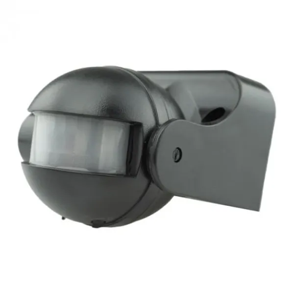 Bevægelsesdetektorer^Overflademonteret bevægelsessensor sort 180ST PIR CP-2C EC20321 ECO