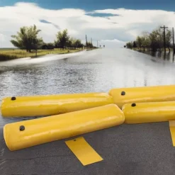 Beredskabsplaner^Oversvømmelsesbarrierer, sandbags alternative, 4-pak, effektive til hjemmet, døråbninger og indkørsler (4FTx6in)