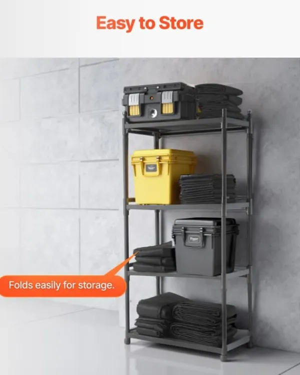 Outlet Oversvømmelsesspærre - Vandaktiverede sandløse sandsække - 6-pak - 83 x 43 cm - Vandabsorberende - Oversvømmelsesposer - Til dør, kælder, garage Beredskabsplaner