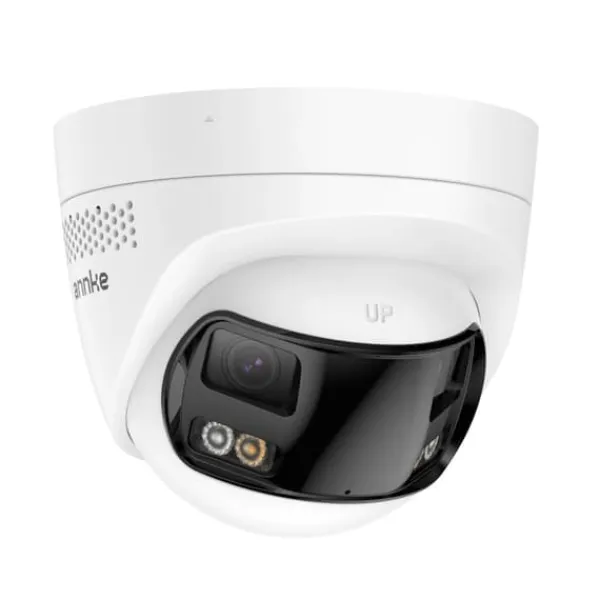 Sikkerhedsmonitorer & Videokameraer^Overvågningskamera, 180° synsvinkel, AI menneskedetektion,I91DX