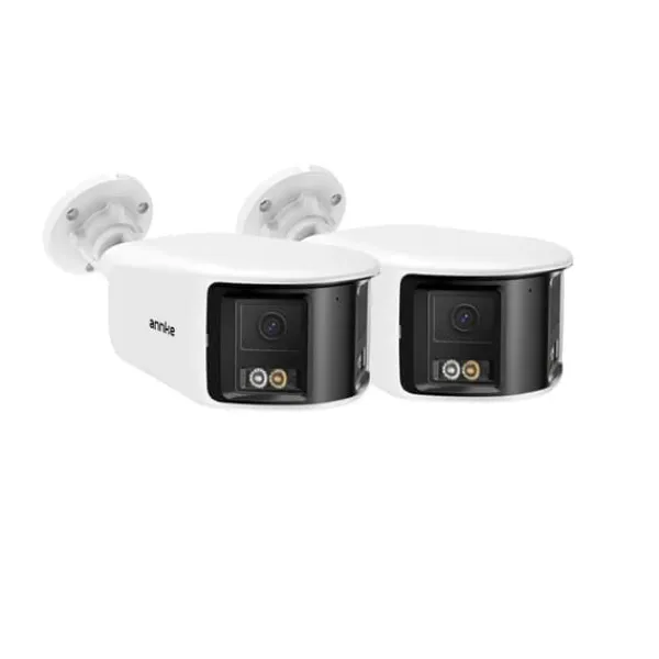 Sikkerhedsmonitorer & Videokameraer^Overvågningskamera, 8MP klarhed, 180° synsvinkel,2PCS 91EV