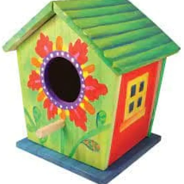 Til Fugle & Småvildt^Paint Your Own Birdhouse Creativity Set
