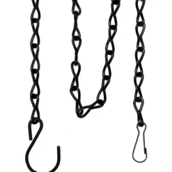 Til Fugle & Småvildt^2-pak fuglefoderhuse, urtepotter, lanterner og dekorative kæder (sort, 25 cm)