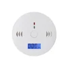 Røg- & Kulmonoxiddetektorer^1-pak kuliltealarm med LCD-display, UL2034-standard, egnet til hjemmebrug