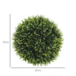 Outlet 2-pak kunstig ceder 45 cm med potte, dekorative planter til hjem & have Buskads