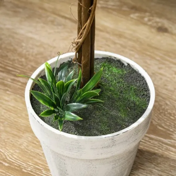 New 2-pak kunstig lavendel 60 cm med potte, realistisk kunstblomst til hjem & have Buskads
