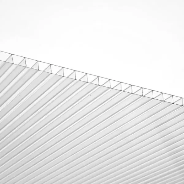 Drivhus^15-pak polycarbonat drivhuspaneler 2x4', 0,24'' tykkelse, UV-beskyttelse, holdbare tagplader til drivhus.