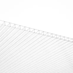 Drivhus^12-pak polycarbonat drivhuspaneler, 2' x 4', 0,24'' tykke tagplader, UV-beskyttelse, energibesparende, holdbare og lette.