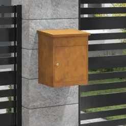 Clearance Pakke drop boks i rustfrit stål - Sikker og stilfuld postløsning | Størrelse: 44 x 35 x 59 cm Postkasser & Brevindkast