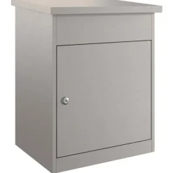 Clearance Pakke drop boks i rustfrit stål - Sikker og stilfuld postløsning | Størrelse: 44 x 35 x 59 cm Postkasser & Brevindkast