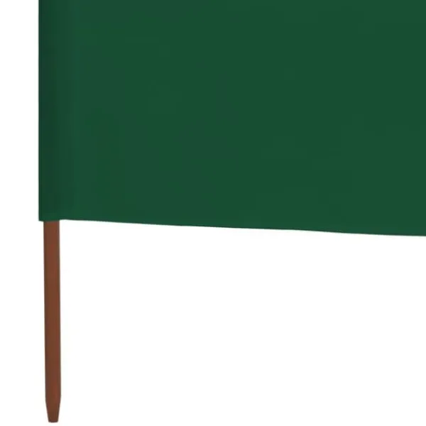 3-panelers foldbart læsejl 400x160 cm | Farve: Grøn Vinddekoration