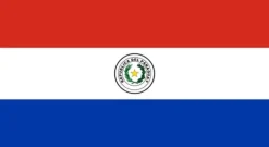 Flag & Vindposer^Paraguay flag