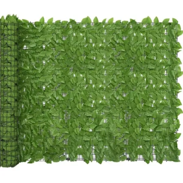 Parasoller og solskærme - Living altanafskærmning 500x150 cm grønne blade Buer, Spalier, Lysthuse Uden Tag