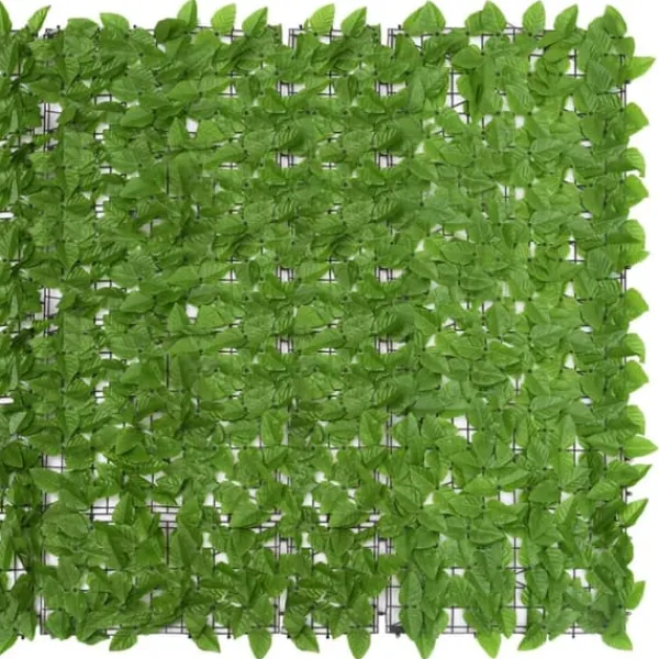 Parasoller og solskærme - Living altanafskærmning 500x150 cm grønne blade Buer, Spalier, Lysthuse Uden Tag