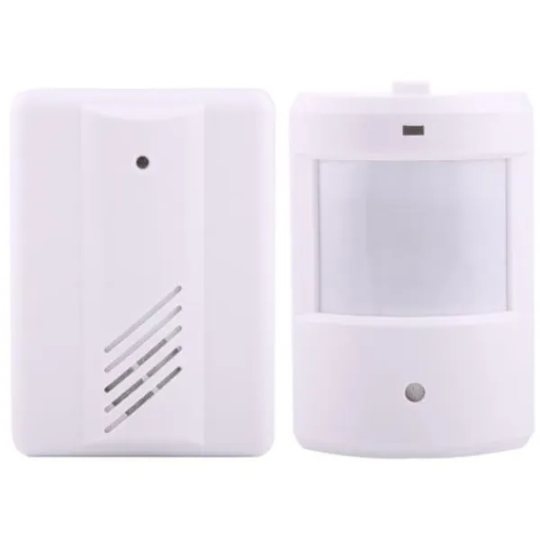 Discount Passagealarm med IR-detektor - trådløs dørmand med lyd og LED Bevægelsesdetektorer