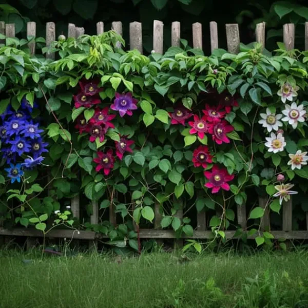 New Passionsblomst - Sæt med 3 - Passiflora hybridum - Højde 25-40cm - ⌀9cm Blomster