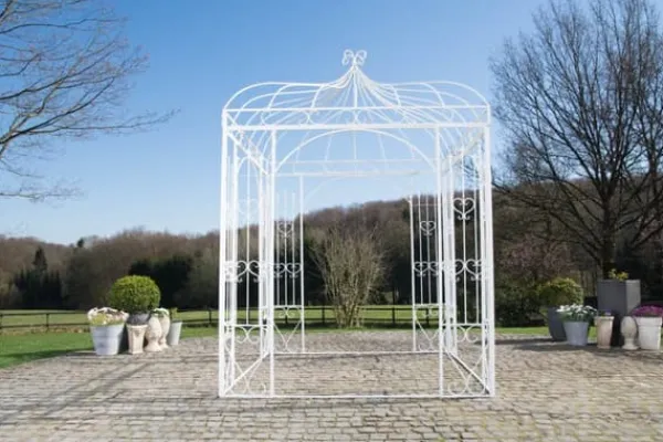 New Pavillon Manja 202 x 202 x 305 cm 5 Buer, Spalier, Lysthuse Uden Tag