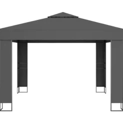 Discount Pavillon med dobbelttag 3x3 m antracitgrå - Pavillon - Pavilloner - Home & Living Telte & Lysthuse