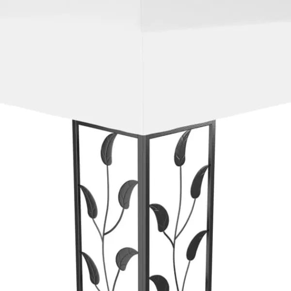 Telte & Lysthuse^Pavillon med dobbelttag 3x4 m hvid - Pavillon - Pavilloner - Home & Living