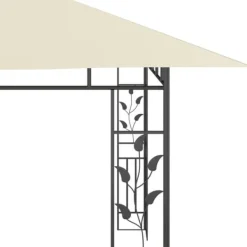 Telte & Lysthuse^Pavillon med myggenet - Havenytelse | Farve: Creme | Størrelse: 4x3x2,73 m