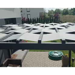 Clearance Pavillon vandtæt bælte 0,4x5 Grå Telte & Lysthuse