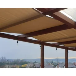 Clearance Pavillon vandtæt bælte 0,4x5 Grå Telte & Lysthuse