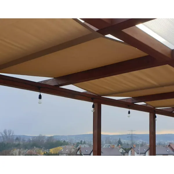 Clearance Pavillon vandtæt bælte 0,4x5 Grå Telte & Lysthuse