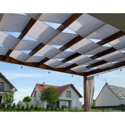 Clearance Pavillon vandtæt bælte 0,4x5 Grå Telte & Lysthuse