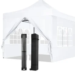 Hot Pavillon, Vandtæt, Pop-Up Design,Hvid Telte & Lysthuse
