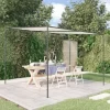 Buer, Spalier, Lysthuse Uden Tag^Pavillon 3x3 m med vandafvisende stof og robust stålramme | Farve: Hvid | Størrelse: 3x3 m