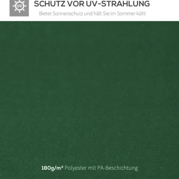 Sale Pavillontag 3x3 m, erstatningstag i polyester, vandafvisende, kulgrå Telte & Lysthuse