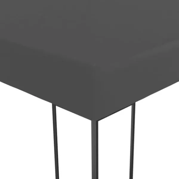 Telte & Lysthuse^Pavillontelt 3x6 m - Stærkt og stabilt udendørstælt | Farve: Antracitgrå