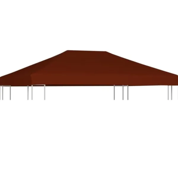 New Pavillontopdække 310 g/m² 3 x 4 m terracotta - Pavillontopdække - Pavillontopdækker - Home & Living Telte & Lysthuse