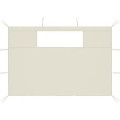Telte & Lysthuse^Pavillonvægge med vinduer 2 stk. Cremefarvet - Pavillonvæg - Pavillonvægge - Home & Living
