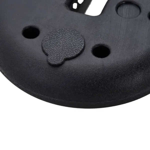 Sale Pavillonvægt, fyldbar op til 5 kg, HDPE, sort, Ø25x6 cm Telte & Lysthuse