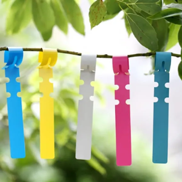 Haveplanter^300pcs planteetiketter plantetræetiketter udendørs vandtæt plastfolie hængende planteskole haveetiketter bunkemarkører genanvendelige
