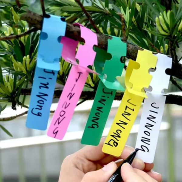 Haveplanter^300pcs planteetiketter plantetræetiketter udendørs vandtæt plastfolie hængende planteskole haveetiketter bunkemarkører genanvendelige
