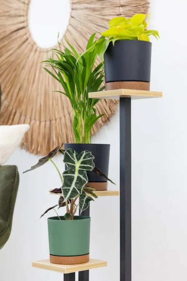 Discount PEAK universal blomsterstander - sort, 3-etagers blomsterstander til 3 potter Plantestativer