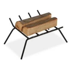 Clearance Pejsrist, Stål, 20x45,5x36 cm, Sort Tilbehør Til Brændeovne & Pejse