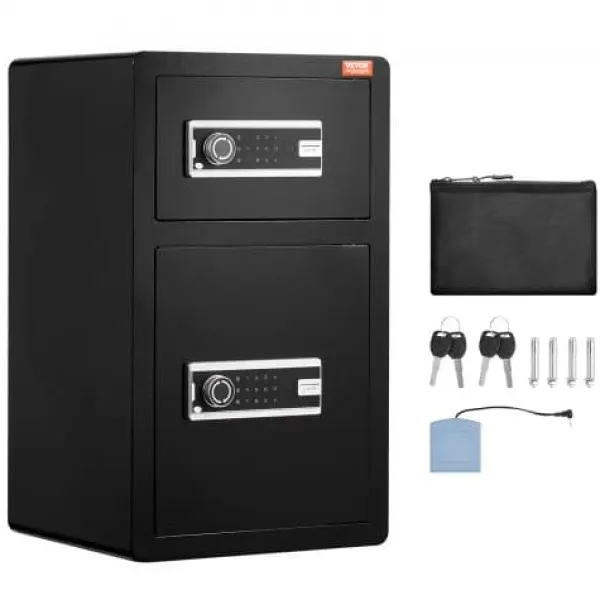Sale Pengeskab, 4,5 cu.ft, 70x42x38 cm, Sort, Stål Pengeskabe