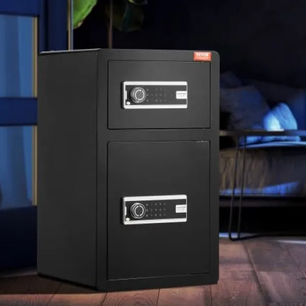 Sale Pengeskab, 4,5 cu.ft, 70x42x38 cm, Sort, Stål Pengeskabe