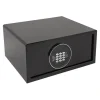 Outlet Pengeskab - Digital kode & nøgle - 30 L - Stål - USB nødstrøm - Vægmonterbar/Fritstående - Sort Pengeskabe