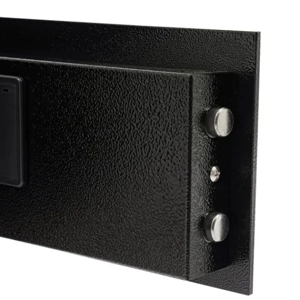 Outlet Pengeskab - Digital kode & nøgle - 30 L - Stål - USB nødstrøm - Vægmonterbar/Fritstående - Sort Pengeskabe