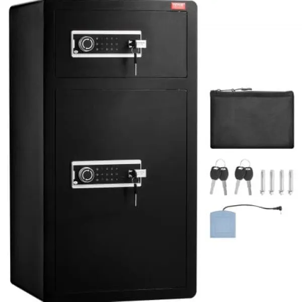 Best Pengeskab, 900x480x420 mm, Sort, Stål Pengeskabe