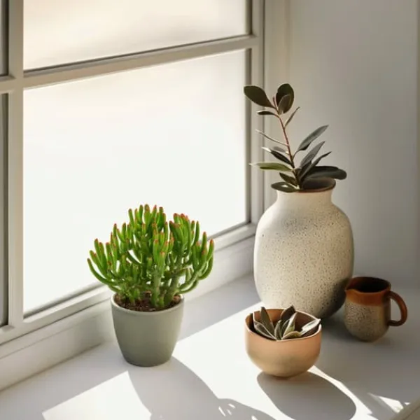 Krukkeplanter Indendørs^Pengetræ - Crassula ovata 'Gollum' - Højde 15-25 cm - Potte 12 cm