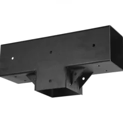 Buer, Spalier, Lysthuse Uden Tag^Pergola beslagssæt, T-formet 4-pak, 92x92 mm, sort, stål