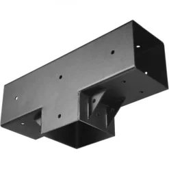 Buer, Spalier, Lysthuse Uden Tag^Pergola beslagssæt, T-formet 4-pak, 92x92 mm, sort, stål