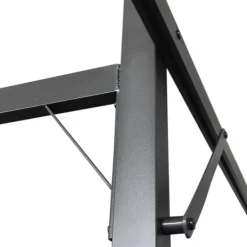 Buer, Spalier, Lysthuse Uden Tag^Pergola med sammenrulleligt tag - Stabil struktur | Farve: Antracitgrå | Størrelse: 589x292x230 cm